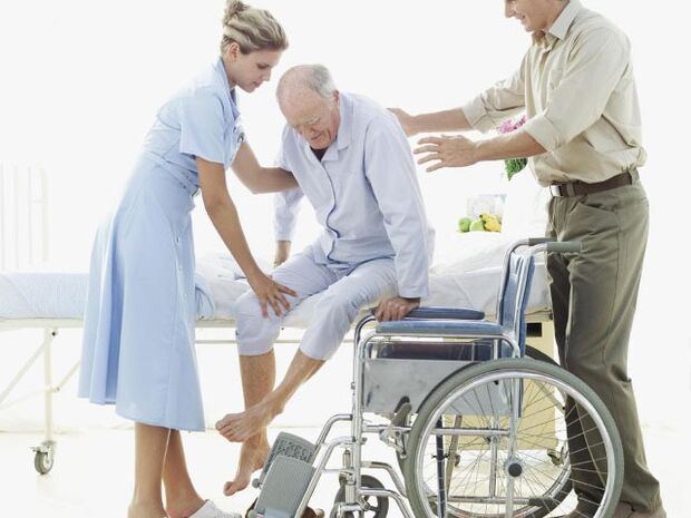 Senza un dispositivo speciale, il paziente non è in grado di muoversi autonomamente