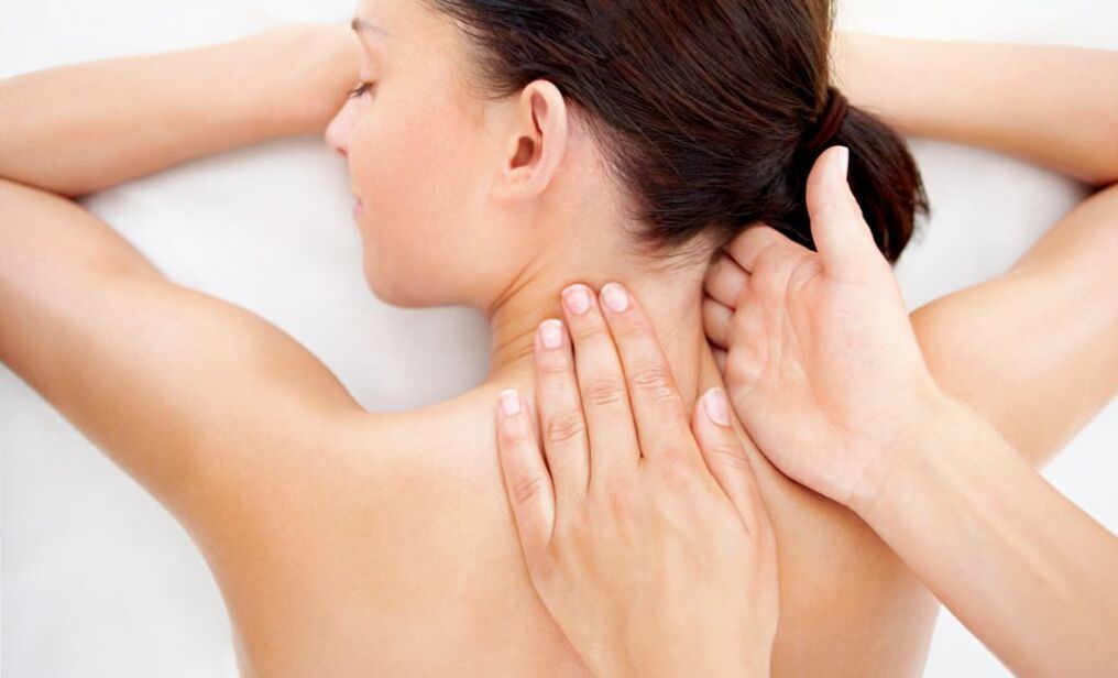 Massaggio cervicale per osteocondrosi