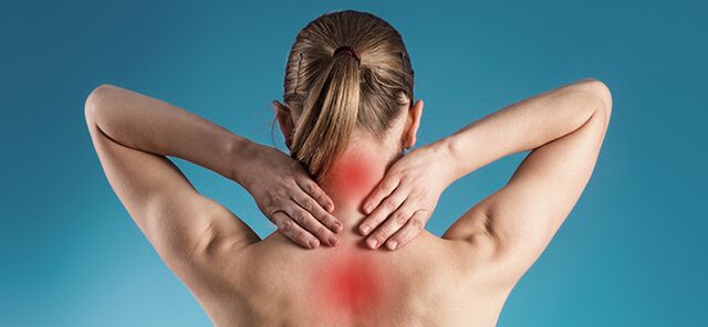 Auto -massaggio con osteocondosi cervicale